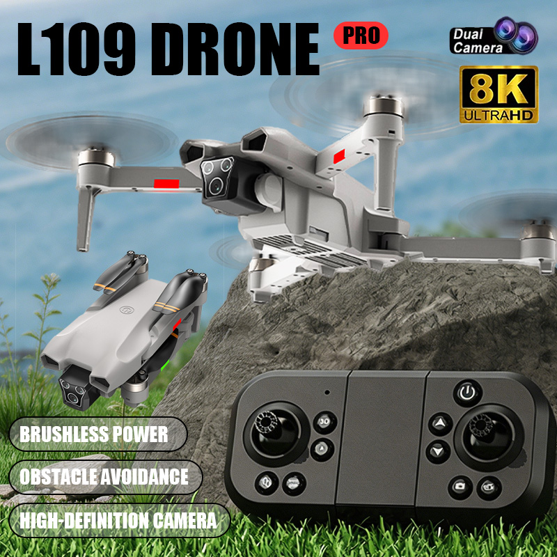 Drone Camera With Gimbal - โดรนรุ่นใหม่ L017 Pro Brushless 3D Roll