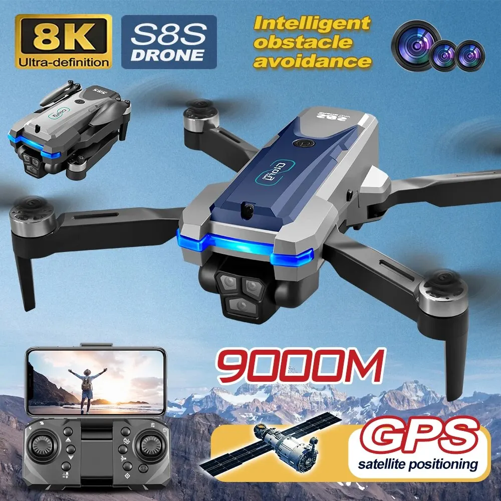 Drone Camera Mount - โดรน GPS S8S 5G Wi-Fi 8K