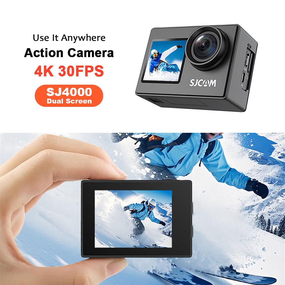 กล้องแอคชั่น SJCAM SJ4000 4K/3 - Drone Camera Action บทวิจารณ์และราคา
